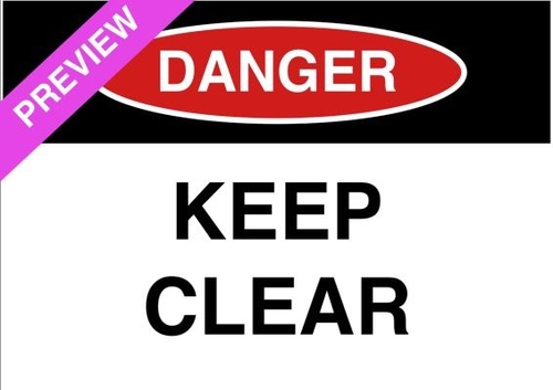 Keep Clear Sign | Free SME Tool