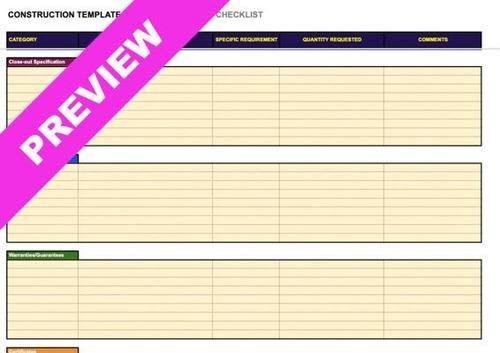 Final Project Closeout Checklist Template